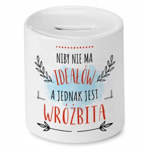 Skarbonka Dla Wróżbity na Urodziny na Prezent z Nadrukiem ze Zdjęciem