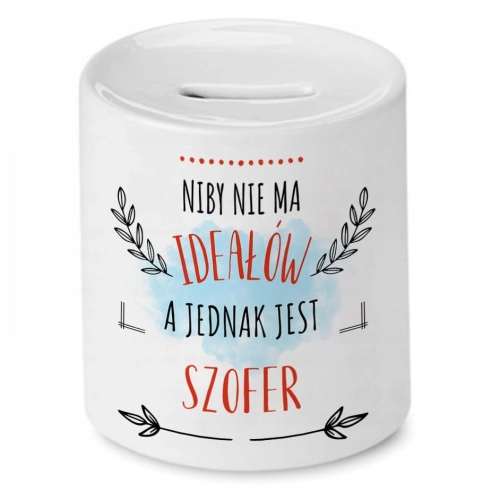 Skarbonka Dla Szofera na Urodziny na Prezent z Nadrukiem ze Zdjęciem