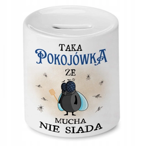 Skarbonka Dla Pokojówki na Urodziny na Prezent z Nadrukiem ze Zdjęciem