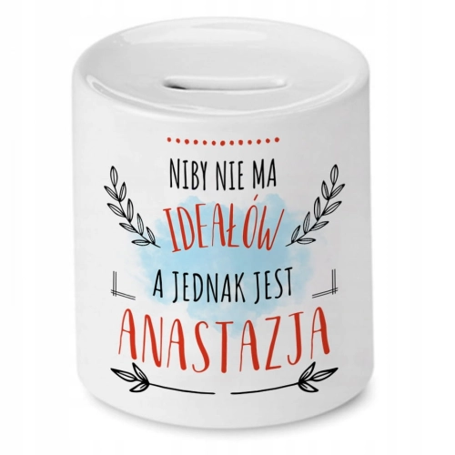 Skarbonka Dla Anastazji na Urodziny na Prezent z Nadrukiem ze Zdjęciem