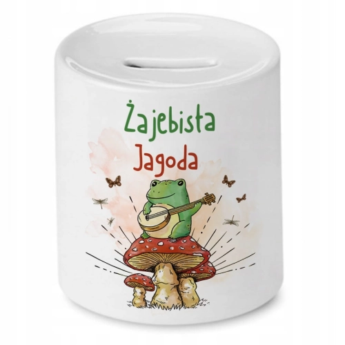 Skarbonka Dla Jagody na Urodziny Idealny Prezent z Nadrukiem ze Zdjęciem