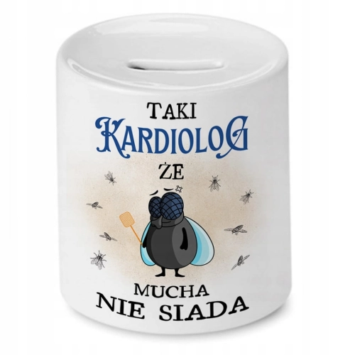 Skarbonka Dla Kardiologa na Urodziny Prezent z Nadrukiem ze Zdjęciem