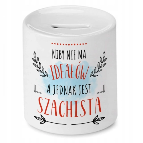 Skarbonka Dla Szachisty na Urodziny Prezent z Nadrukiem ze Zdjęciem