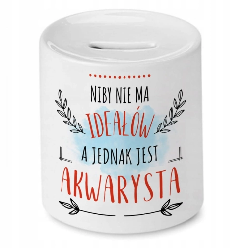 Skarbonka Dla Akwarysty na Urodziny Prezent z Nadrukiem ze Zdjęciem