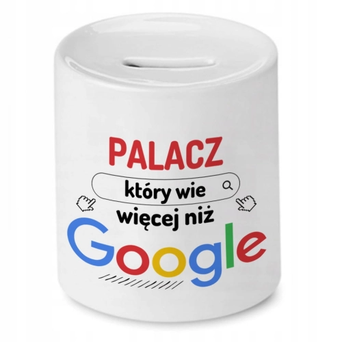 Skarbonka Dla Palacza na Urodziny Imieniny Prezent z Nadrukiem ze Zdjęciem