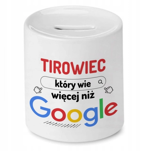 Skarbonka Dla Tirowca na Urodziny na Prezent z Nadrukiem ze Zdjęciem