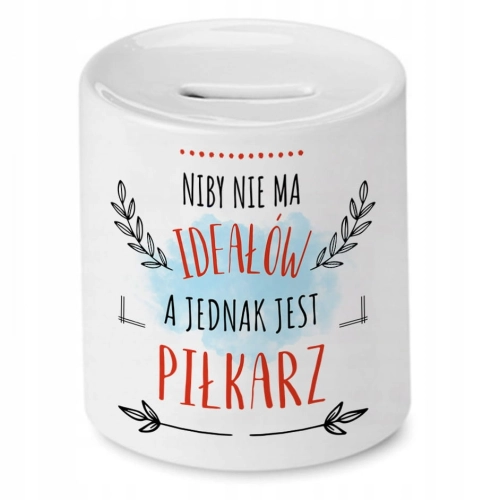 Skarbonka Dla Piłkarza na Urodziny na Prezent z Nadrukiem ze Zdjęciem