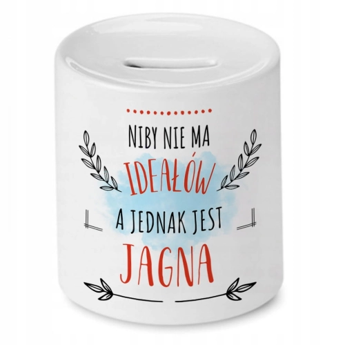 Skarbonka Dla Jagny na Urodziny na Prezent z Nadrukiem ze Zdjęciem