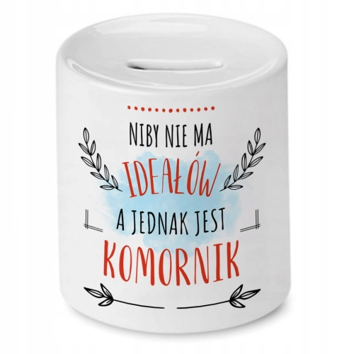 Skarbonka Dla Komornika na Urodziny na Prezent z Nadrukiem ze Zdjęciem