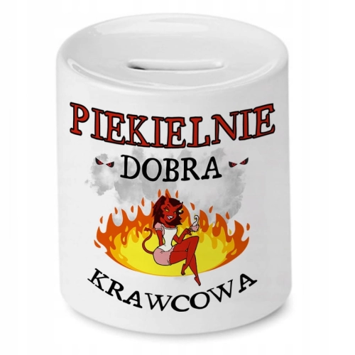 Skarbonka Dla Krawcowej na Urodziny na Prezent z Nadrukiem ze Zdjęciem