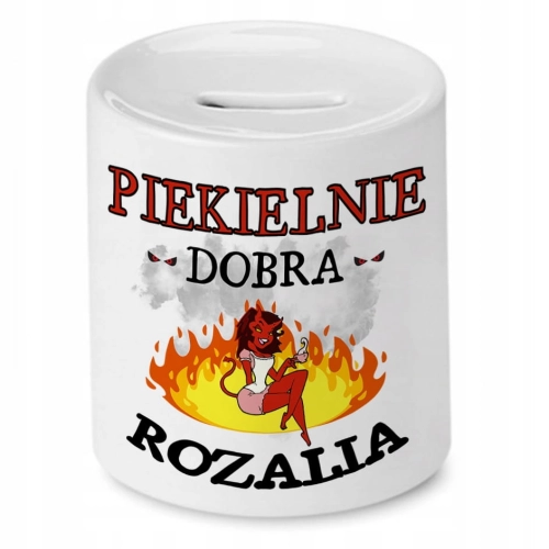 Skarbonka Dla Rozalii Urodziny Idealny Prezent z Nadrukiem ze Zdjęciem