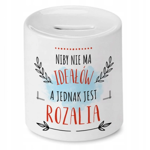 Skarbonka Dla Rozalii Urodziny Idealny Prezent z Nadrukiem ze Zdjęciem