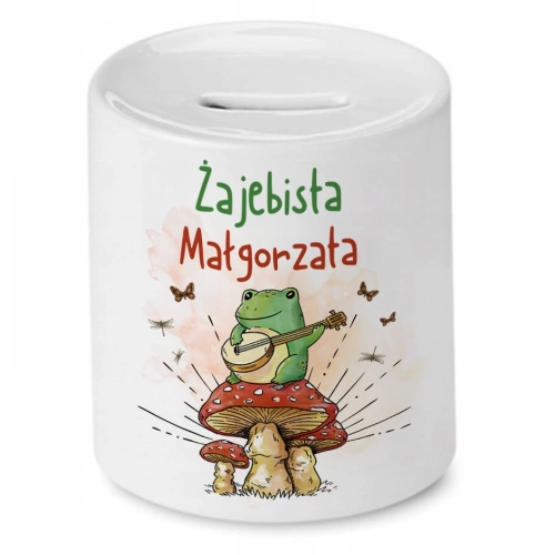 Skarbonka Dla Małgorzaty Urodziny Idealny Prezent z Nadrukiem ze Zdjęciem