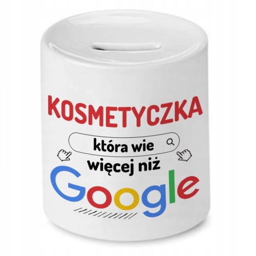 Skarbonka Dla Kosmetyczki na Imieniny Prezent z Nadrukiem ze Zdjęciem