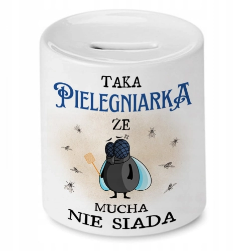 Skarbonka Dla Pielęgniarki na Imieniny Prezent z Nadrukiem ze Zdjęciem