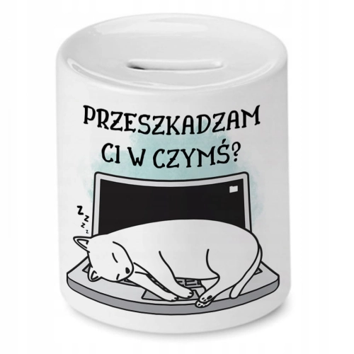 Skarbonka Z Kotkami Kotem Kociak na Prezent z Nadrukiem ze Zdjęciem