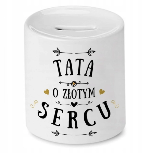 Skarbonka Dla Taty Idealny na Urodziny Prezent z Nadrukiem ze Zdjęciem