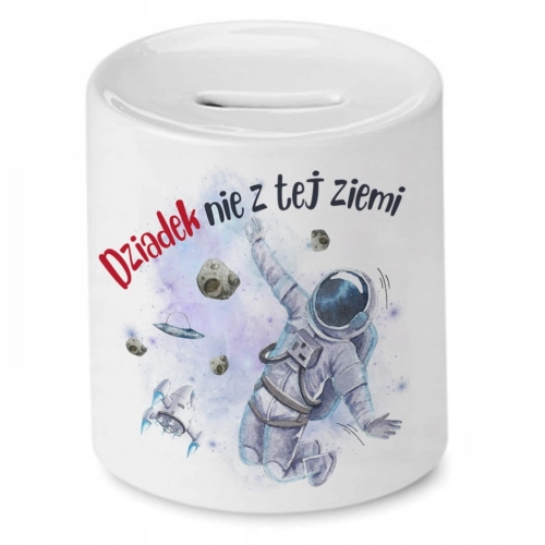 Skarbonka Dla Dziadka na Urodziny Imieniny Prezent z Nadrukiem ze Zdjęciem