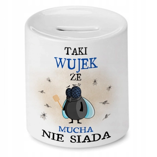 Skarbonka Dla Wujka na Urodziny Imieniny Prezent z Nadrukiem ze Zdjęciem