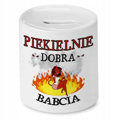 Skarbonka Dla Babci na Dzień Babci na Prezent z Nadrukiem ze Zdjęciem