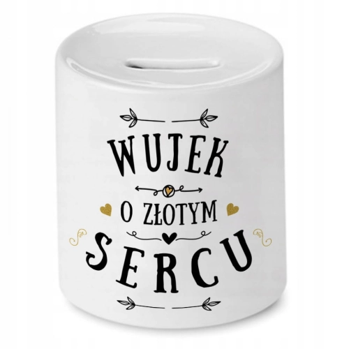 Skarbonka Dla Wujka na Urodziny Imieniny Prezent z Nadrukiem ze Zdjęciem