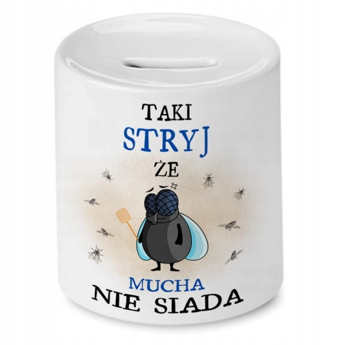 Skarbonka Dla Stryja na Urodziny Imieniny Prezent z Nadrukiem ze Zdjęciem