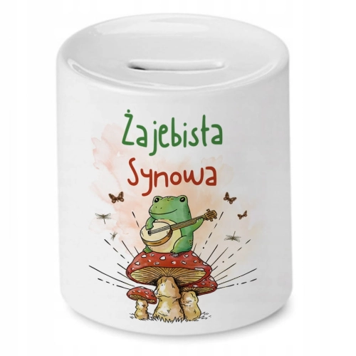 Skarbonka Dla Synowej na Urodziny Imieniny Prezent z Nadrukiem ze Zdjęciem