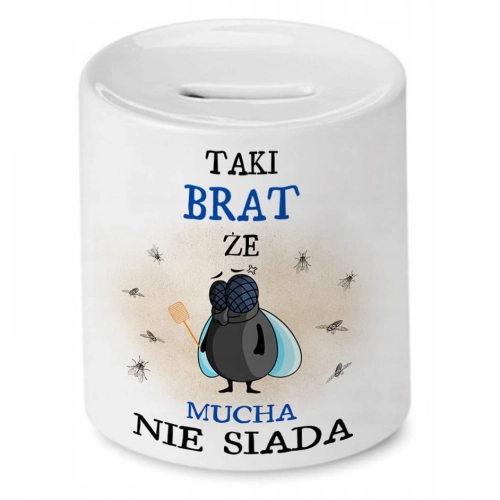 Skarbonka Dla Brata na Urodziny Imieniny Prezent z Nadrukiem ze Zdjęciem