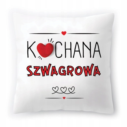 Poduszka Dla Szwagrowej na Urodziny na Prezent z Nadrukiem ze Zdjęciem