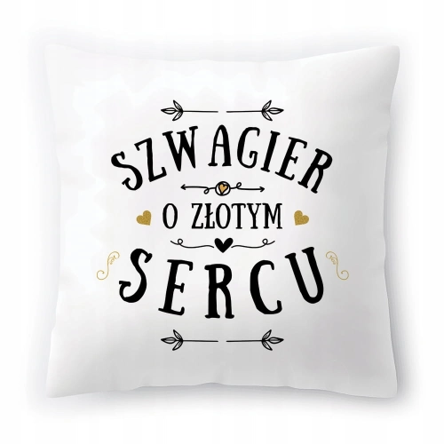 Poduszka Dla Szwagra na Urodziny na Prezent z Nadrukiem ze Zdjęciem
