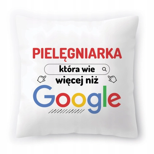 Poduszka Dla Pielęgniarki na Urodziny na Prezent z Nadrukiem ze Zdjęciem