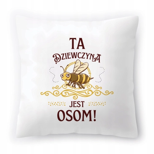 Poduszka Dla Dziewczyny na Urodziny na Prezent z Nadrukiem ze Zdjęciem