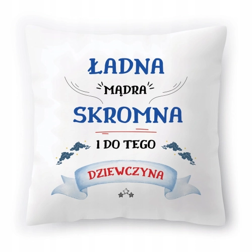 Poduszka Dla Dziewczyny na Urodziny na Prezent z Nadrukiem ze Zdjęciem