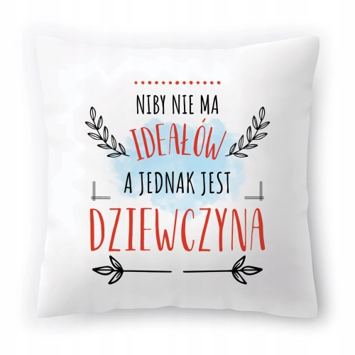 Poduszka Dla Dziewczyny na Urodziny na Prezent z Nadrukiem ze Zdjęciem