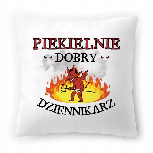 Poduszka Dla Dziennikarza na Urodziny Prezent z Nadrukiem ze Zdjęciem