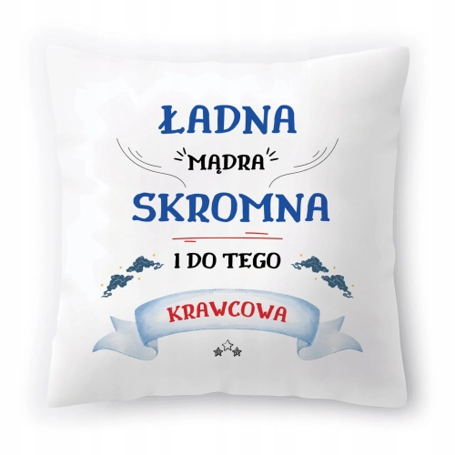 Poduszka Dla Krawcowej na Urodziny Prezent z Nadrukiem ze Zdjęciem
