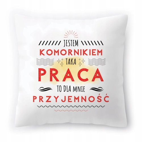 Poduszka Dla Komornika na Urodziny Prezent z Nadrukiem ze Zdjęciem