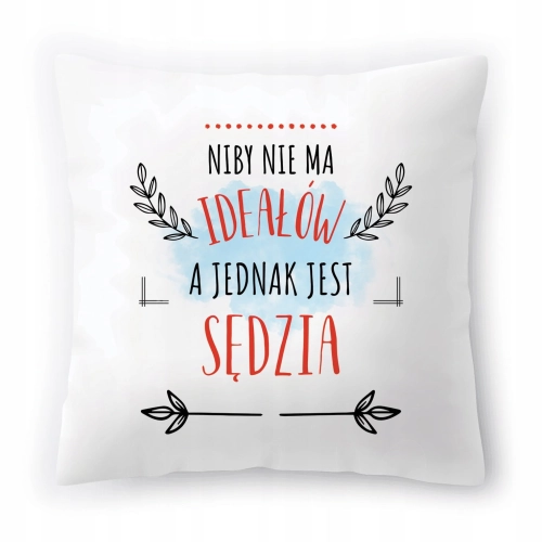 Poduszka Dla Sędziego na Urodziny Prezent z Nadrukiem ze Zdjęciem