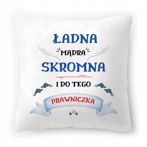 Poduszka Dla Prawniczki na Urodziny Prezent z Nadrukiem ze Zdjęciem