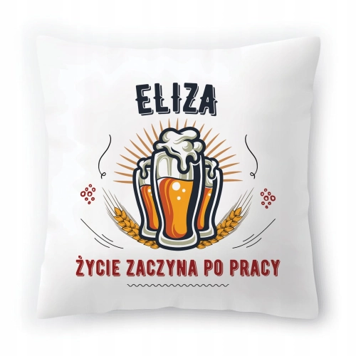 Poduszka Dla Elizy na Urodziny Imieniny Prezent z Nadrukiem ze Zdjęciem