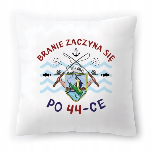 Poduszka na Urodziny 44 44te 44-te na Prezent z Nadrukiem ze Zdjęciem