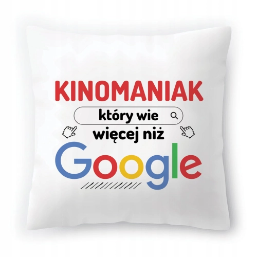 Poduszka Dla Kinomaniaka Idealny Urodziny Prezent z Nadrukiem ze Zdjęciem