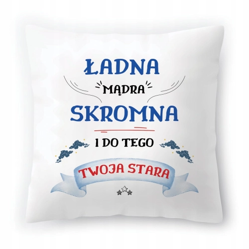 Poduszka Dla Twojej Starej Urodziny na Prezent z Nadrukiem ze Zdjęciem