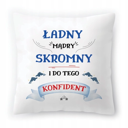 Poduszka Dla Konfidenta Urodziny Imieniny Prezent z Nadrukiem ze Zdjęciem