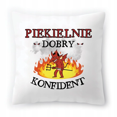 Poduszka Dla Konfidenta Urodziny Imieniny Prezent z Nadrukiem ze Zdjęciem