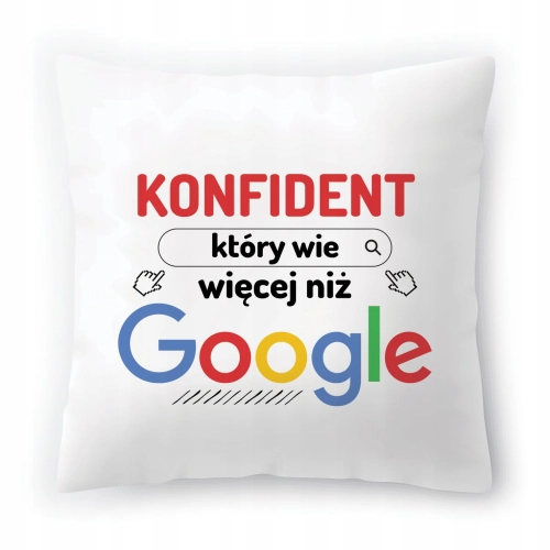 Poduszka Dla Konfidenta Urodziny Imieniny Prezent z Nadrukiem ze Zdjęciem