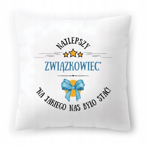 Poduszka Dla Związkowca na Urodziny Prezent z Nadrukiem ze Zdjęciem