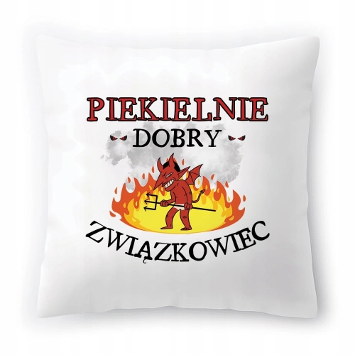 Poduszka Dla Związkowca na Urodziny Prezent z Nadrukiem ze Zdjęciem