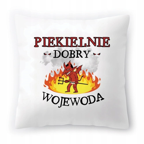 Poduszka Dla Wojewody na Urodziny Prezent z Nadrukiem ze Zdjęciem