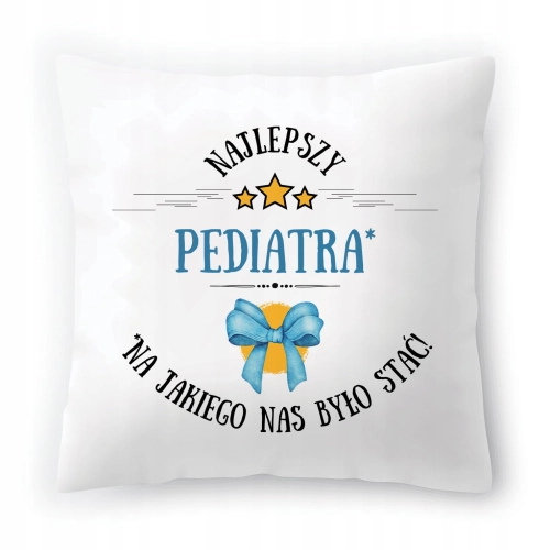 Poduszka Dla Pediatry Idealny na Urodziny Prezent z Nadrukiem ze Zdjęciem